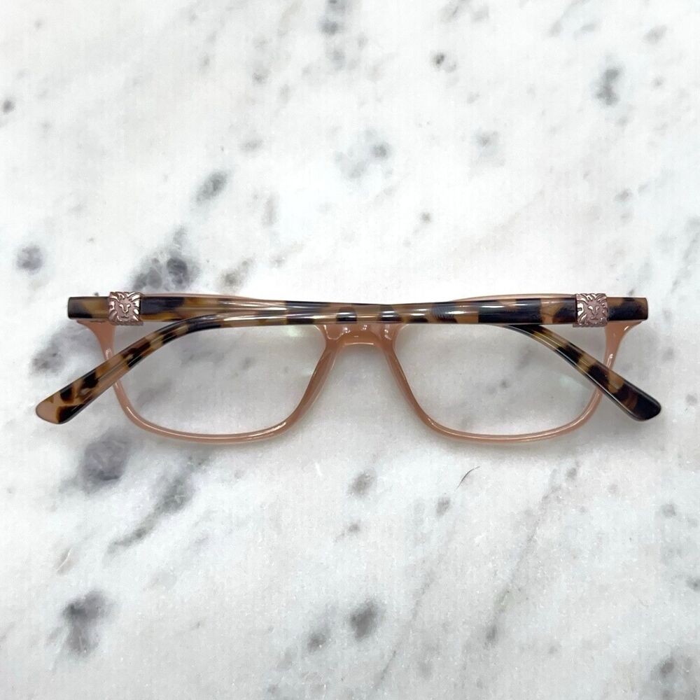 Anne Klein AK5058 001 Rose Full Rim Cat Eye Eyeglasses Frames Only 52-16-140 - Picture 6 of 10